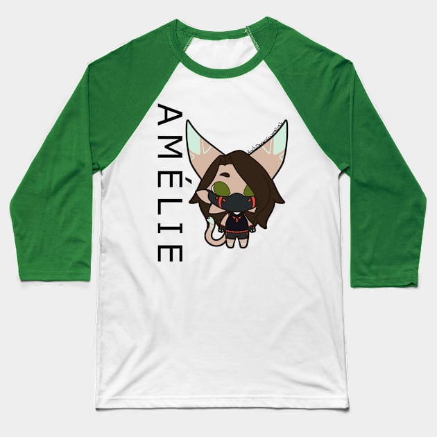 CREATOR AMELIE Baseball T-Shirt by CrazyMeliMelo